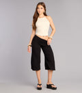 Effortlessly Cool Knit Gaucho Pants