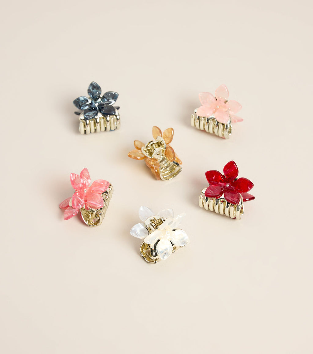 Fresh Pick Mini Flower Hair Clip Set